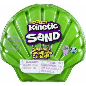 2 pack of Kinetic Compounds Kinetic Sand Seashell Green